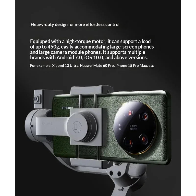 Pro Cinema Smart Phone Stabilizer with Magnetic AI Tracking Kit