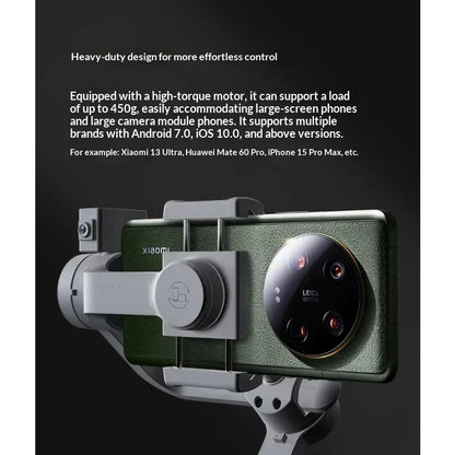 Pro Cinema Smart Phone Stabilizer with Magnetic AI Tracking Kit