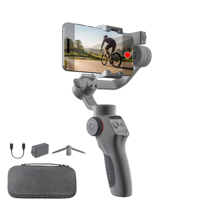 Pro Cinema Smart Phone Stabilizer with Magnetic AI Tracking Kit