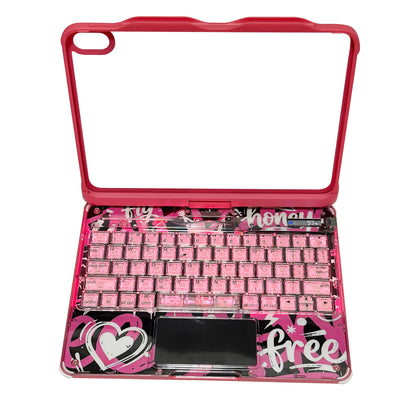 Daylight Transparent 360° Rotating Ipad Keyboard Case