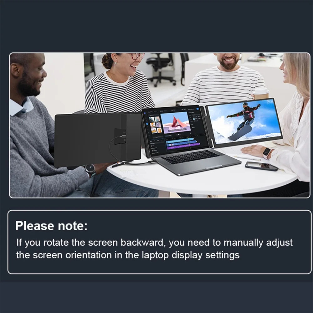 Daylight Triple Screen Laptop Monitor