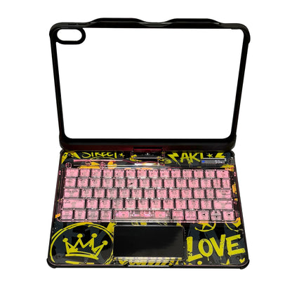 Daylight Transparent 360° Rotating Ipad Keyboard Case